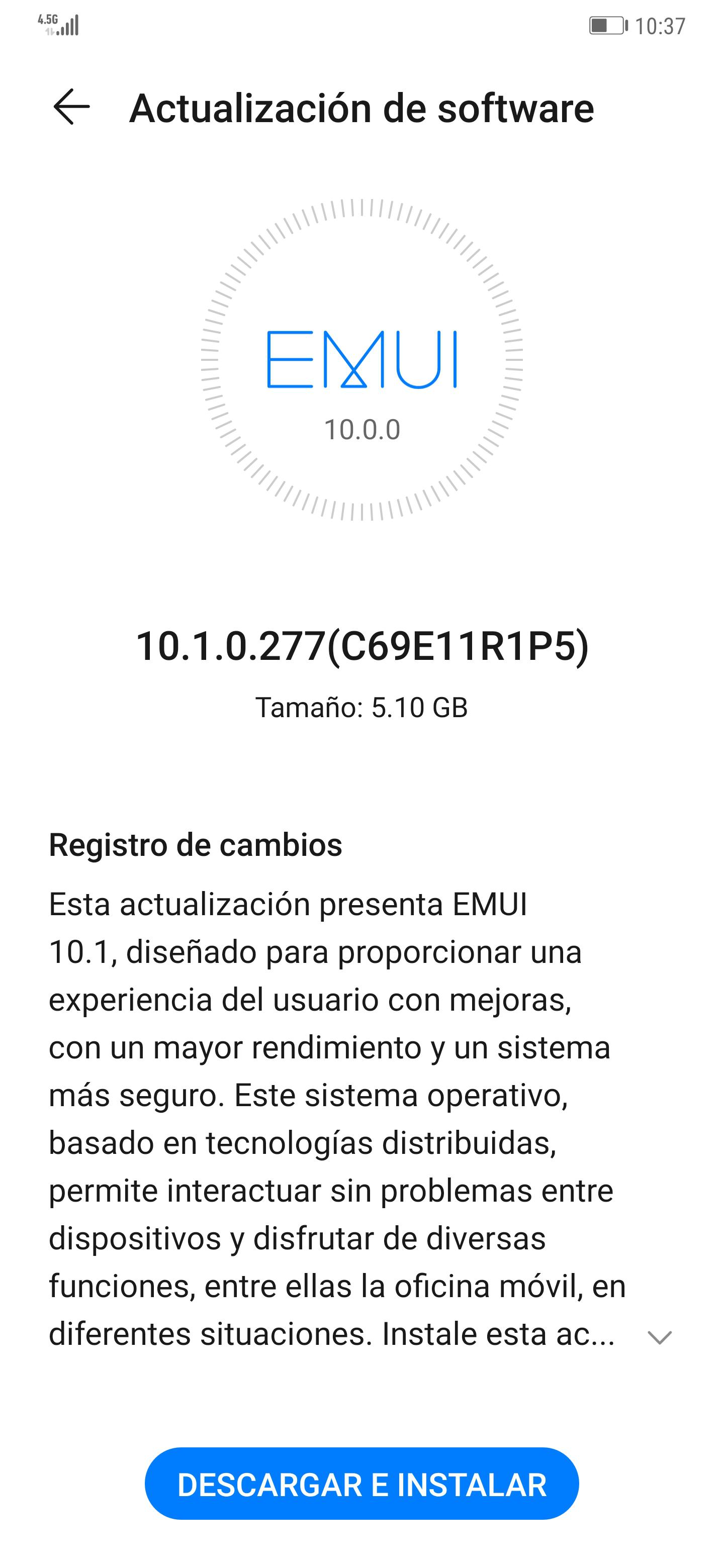 Huawei Mate 20 Pro Receiving EMUI 10 1 10 1 0 277 Update In Mexico HU