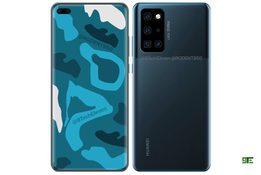 huawei p40 render