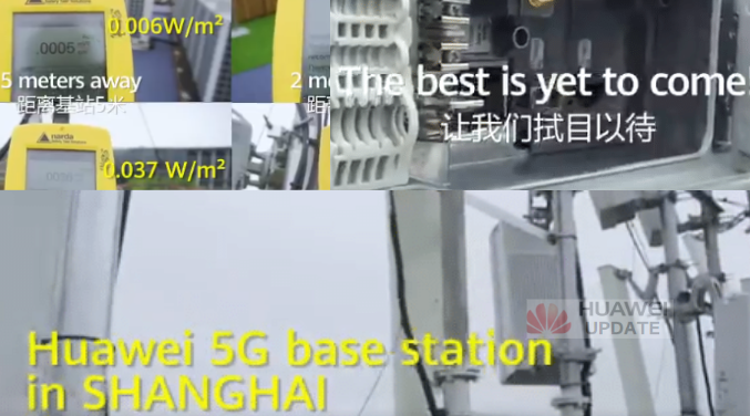 Huawei 5G base station in Shanghai