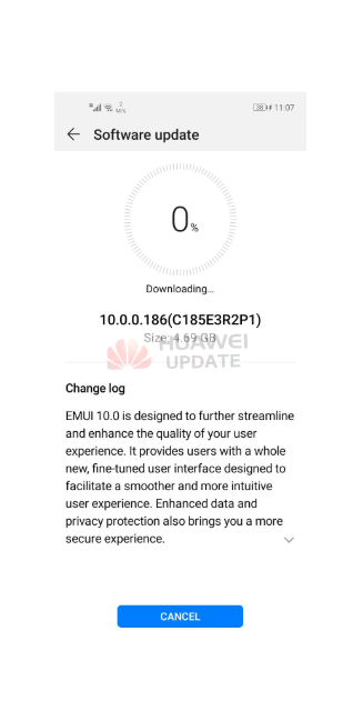 Huawei Nova 5T emui 10