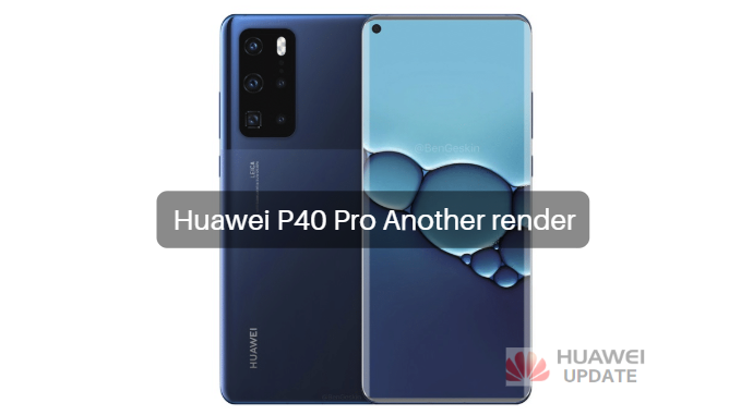 Huawei P40 Pro another render