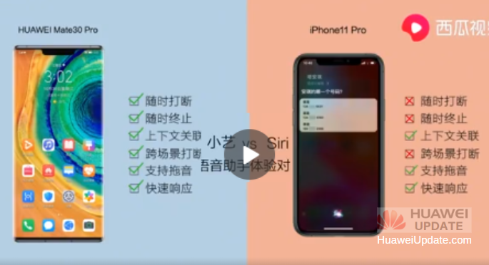 Huawei Xiaoyi vs iPhone siri