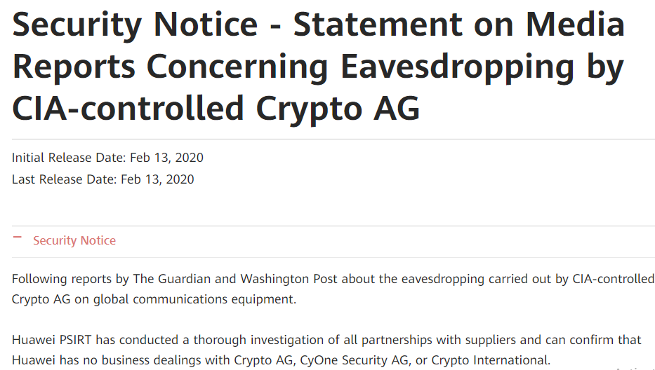 CIA-controlled Crypto AG