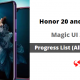 Honor 20 and 20 Pro update