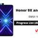 Honor 9X and 9X Pro EMUI 10