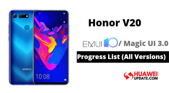 Honor V20 Magic UI 3.0 and EMUI 10