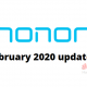 Honor February 2020 update