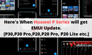Huawei P Series EMUI updates