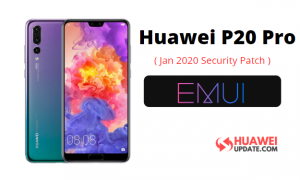 Huawei P20 Pro Jan 2020 Security Update