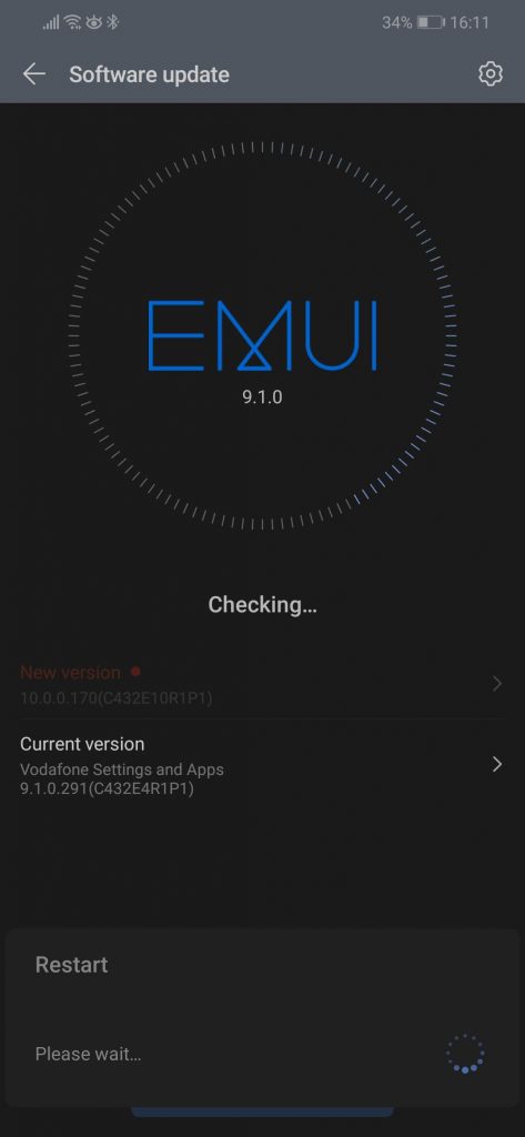 Mate 20 lite EMUI 10