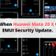 When will Huawei Mate 20 X get Security update