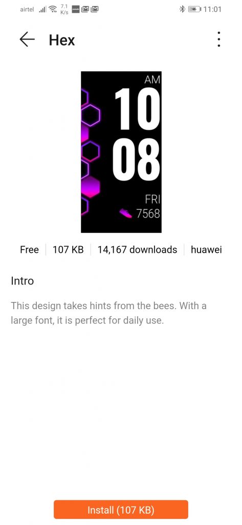 Hex Honor 5i Face