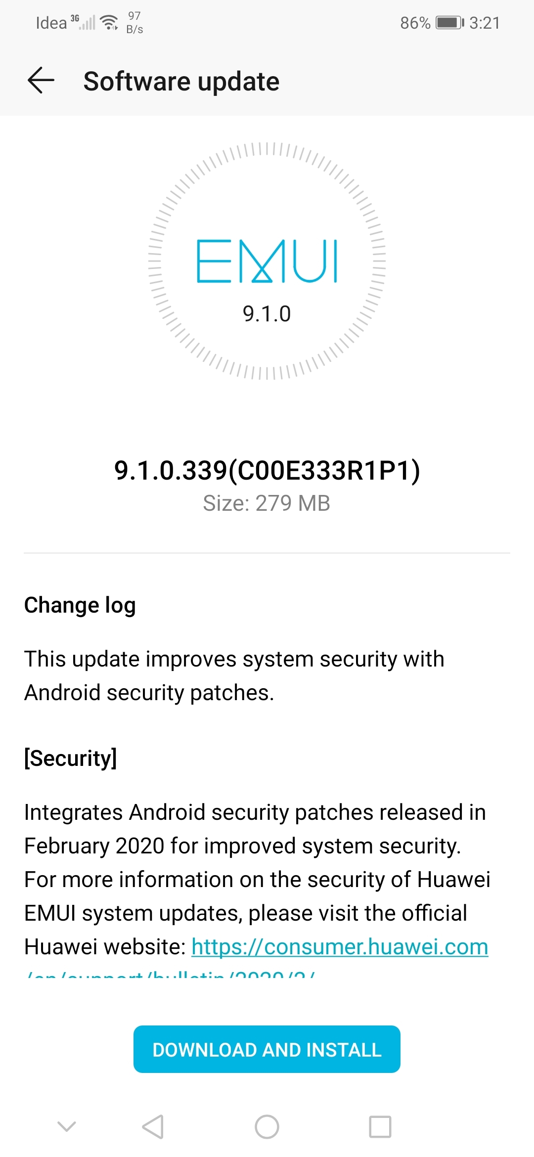 Honor Play February 2020 security update
