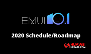 Huawei EMUI 10.1 2020 schedule