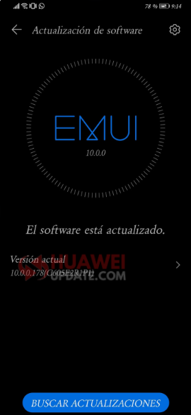 Huawei Mate 20 Lite EMUI 10