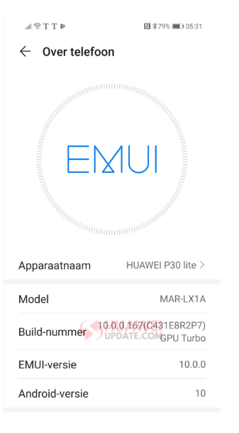 Huawei P30 Lite EMUI 10 Belgium