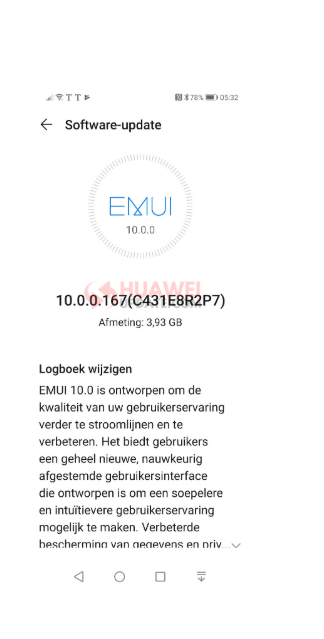 Huawei P30 Lite update Belgium