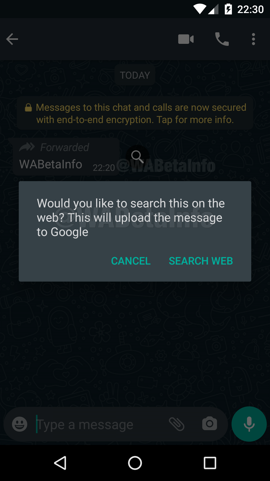 WhatsApp Web Search Icon