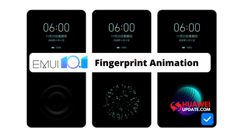 EMUI 10.1 Fingerprint Animation
