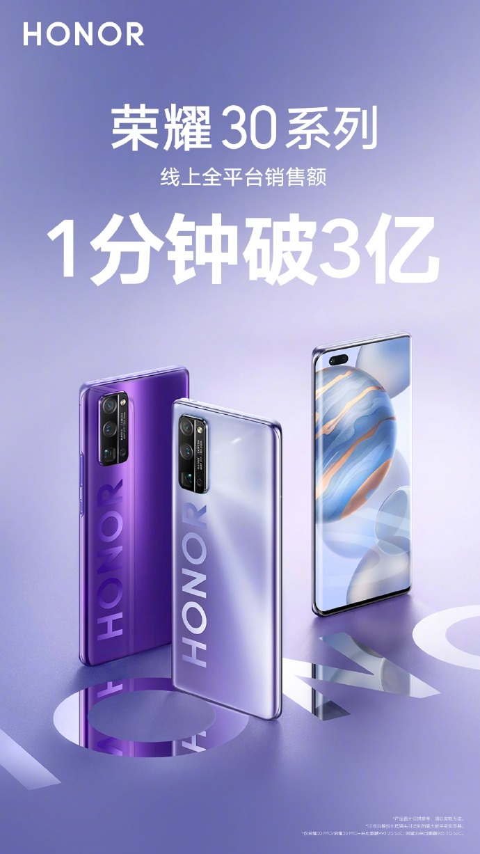 Honor 30 Series first sale