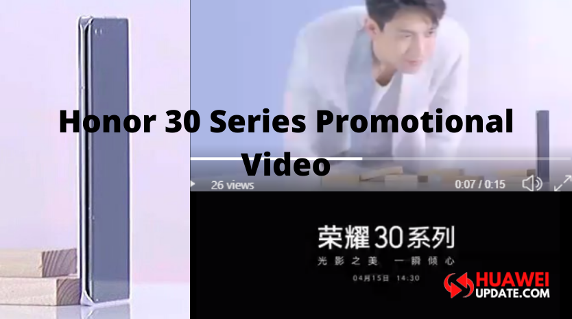 Honor 30 series promotional video
