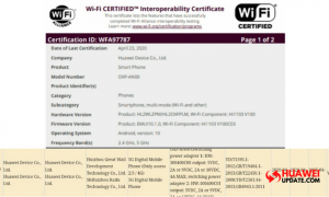 Huawei Phone OXP-AN00 3C Certificate