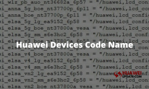 Huawei devices code name