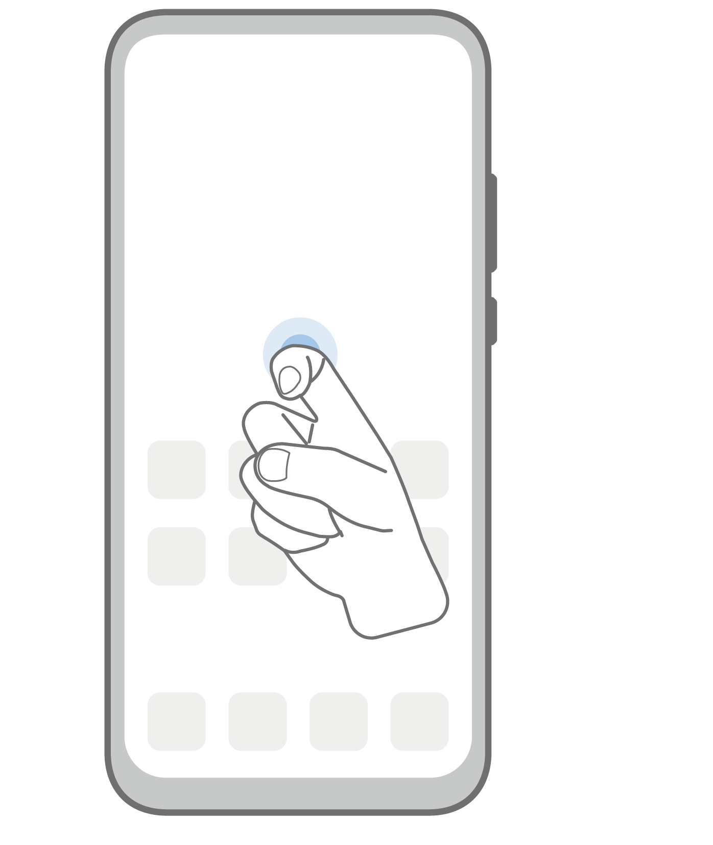 EMUI Knuckle Gestures Take a screenshot