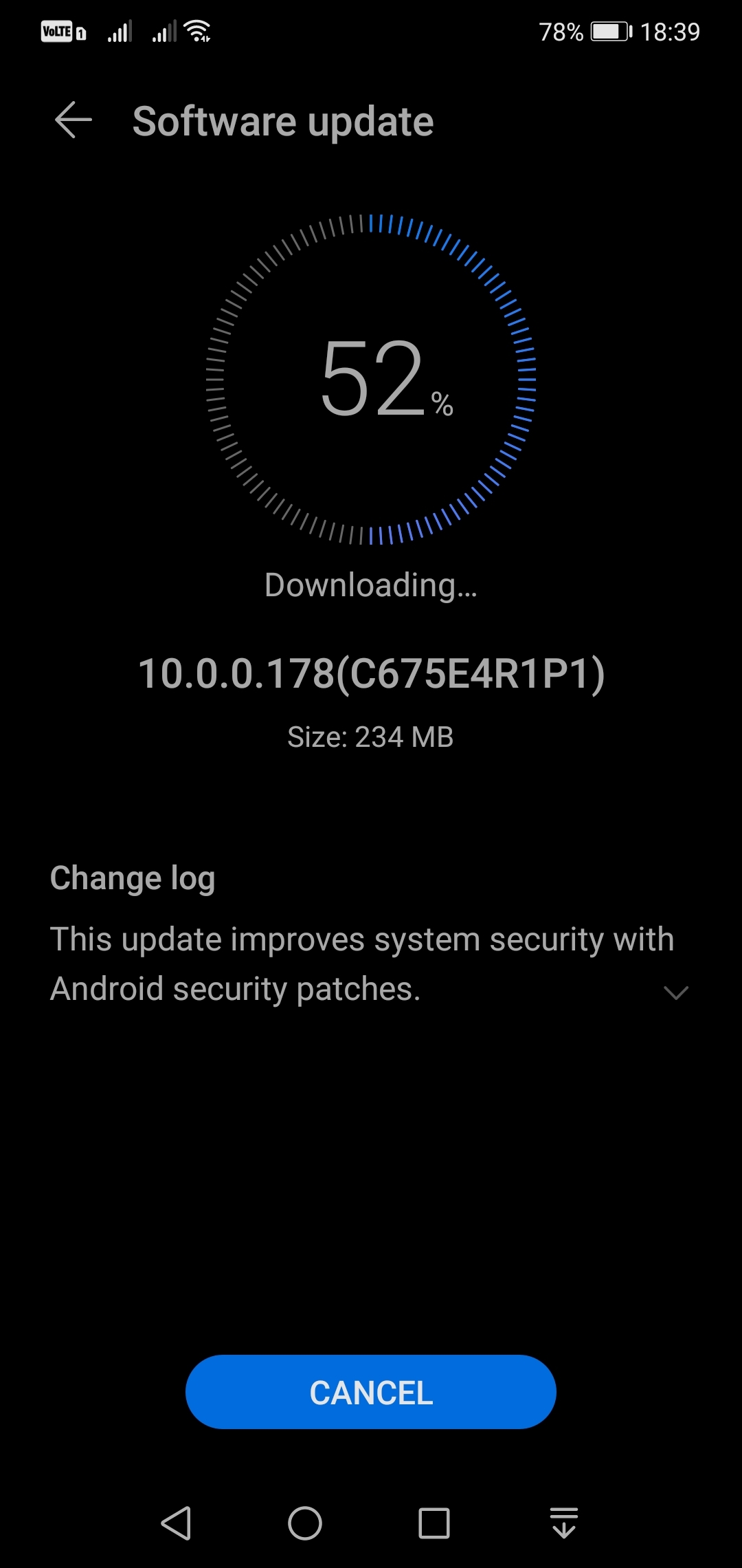 Honor 10 May Security Patch update