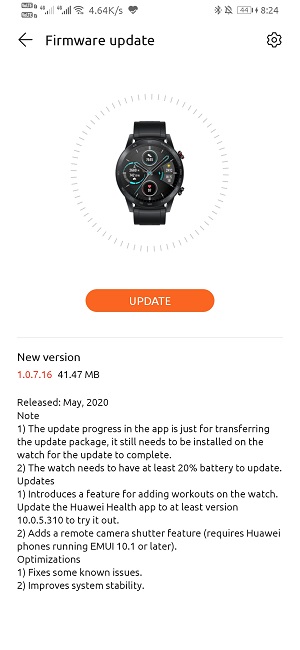Honor MagicWatch 2 v1.0.7.16