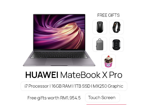 Huawei MateBook X Pro Touch Screen Malaysia