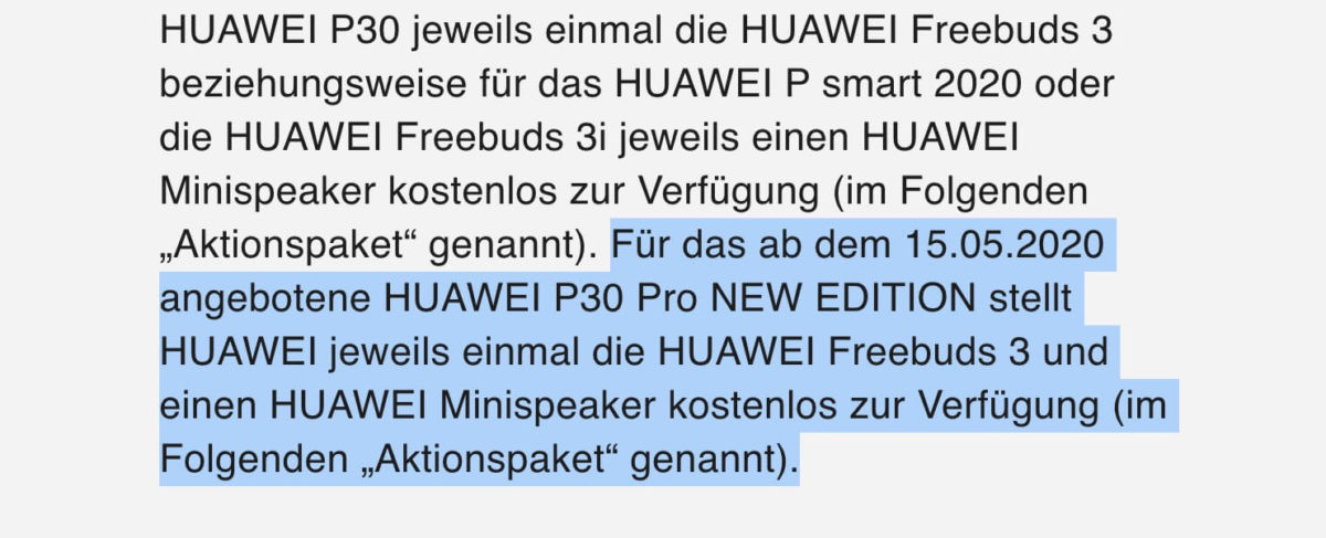 Huawei P30 Pro New Edition Promotion Germany