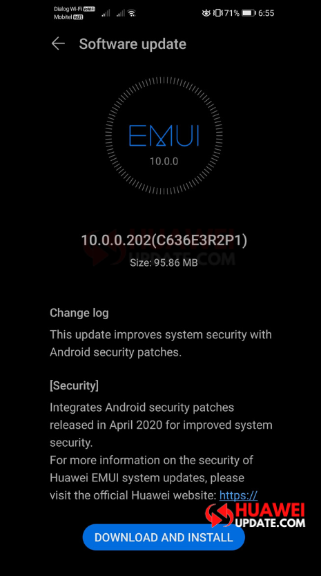 P30 Lite EMUI 10.0.0.202