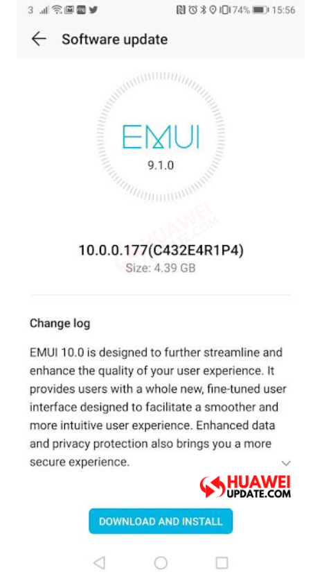 Honor V10 EMUI 10.0.0.177 UK