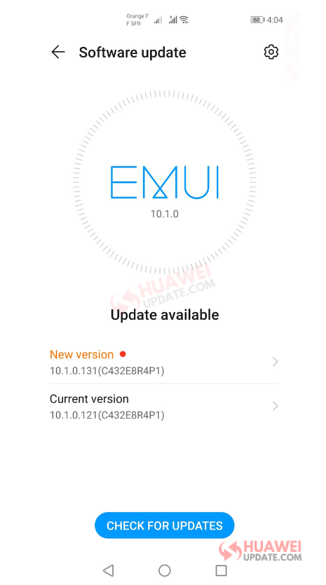 Huawei P40 Pro EMUI 10.1.0.131