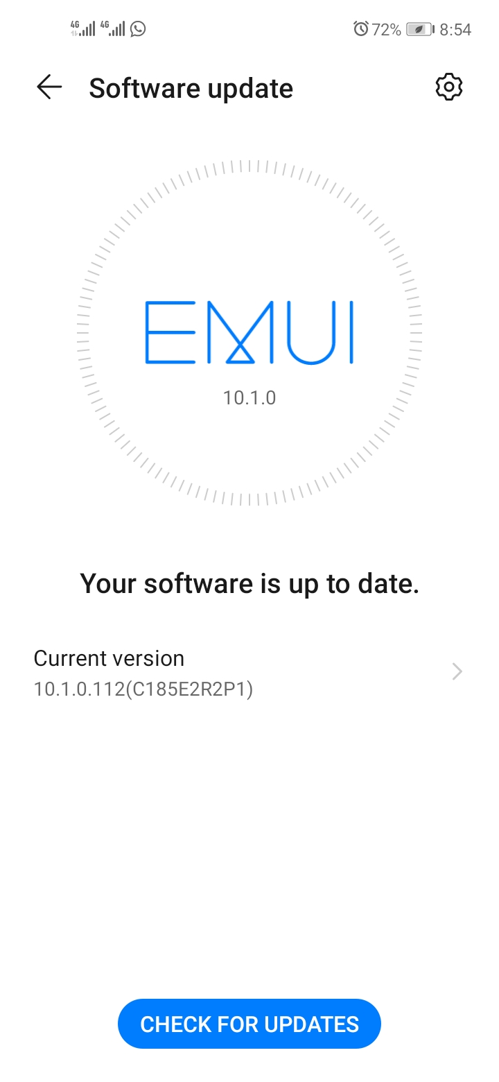 Huawei Y7p EMUI 10.1