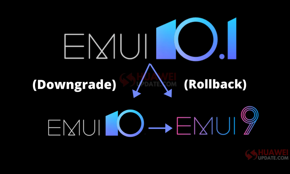 How to downgrade EMUI 10.1 to previous version