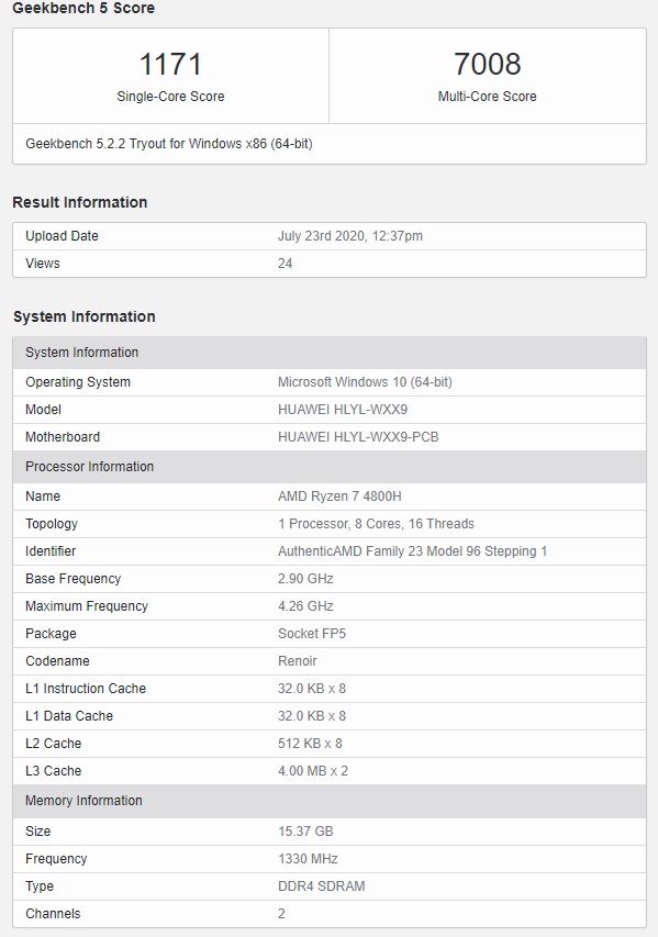 Huawei MateBook amd new