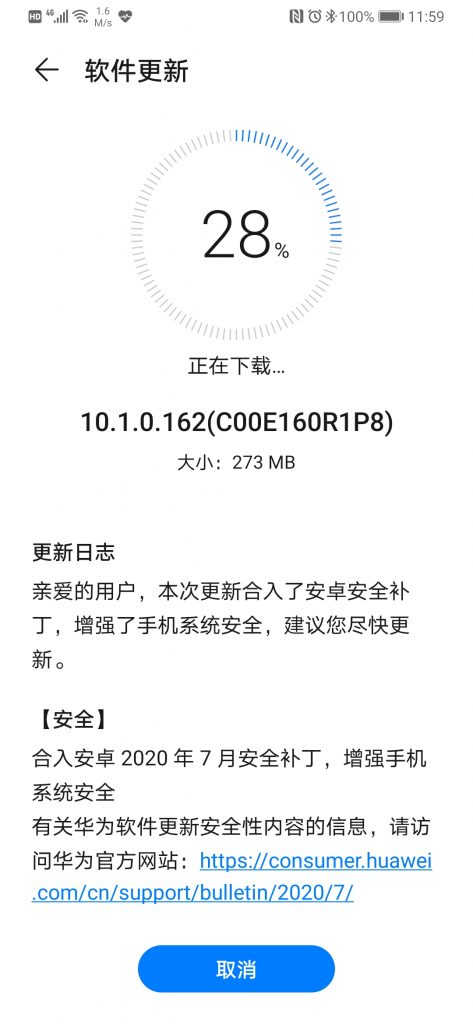 Huawei P30 Pro EMUI 10.1.0.162