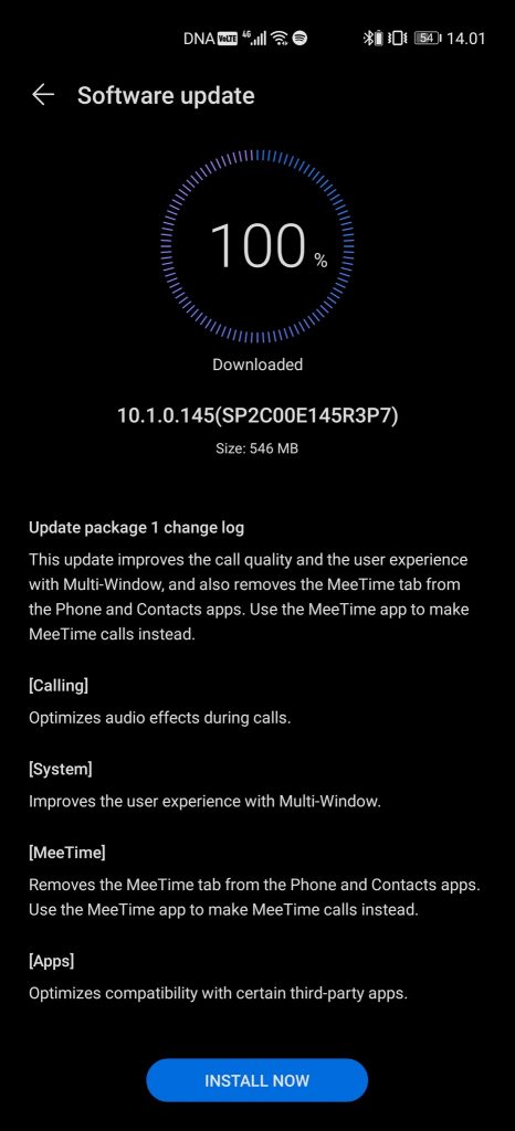 Huawei P40 Pro+ EMUI 10.1.0.145