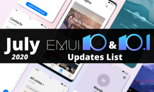 July 2020 EMUI 10 and EMUI 10.1 Updates List