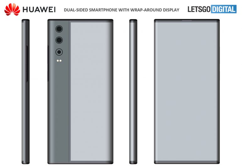Huawei double-sided smartphone patent