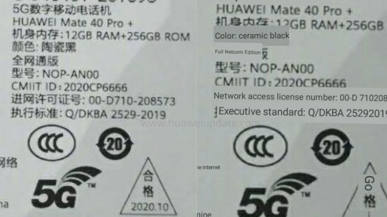 Huawei Mate 40 Pro Plus 12GB RAM