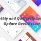 Huawei Monthly and Quarterly security patch update devices list