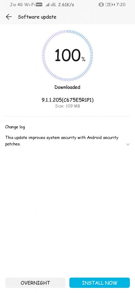 HONOR 9X PRO EMUI 9.1.1.205