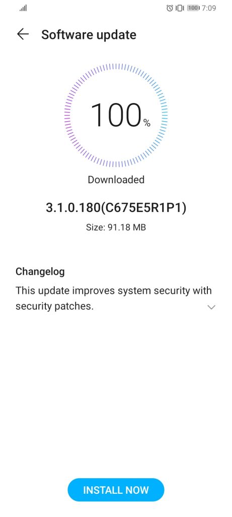 Honor 9A November 2020 patch update