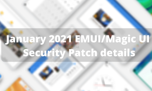 Huawei January 2021 security patch details