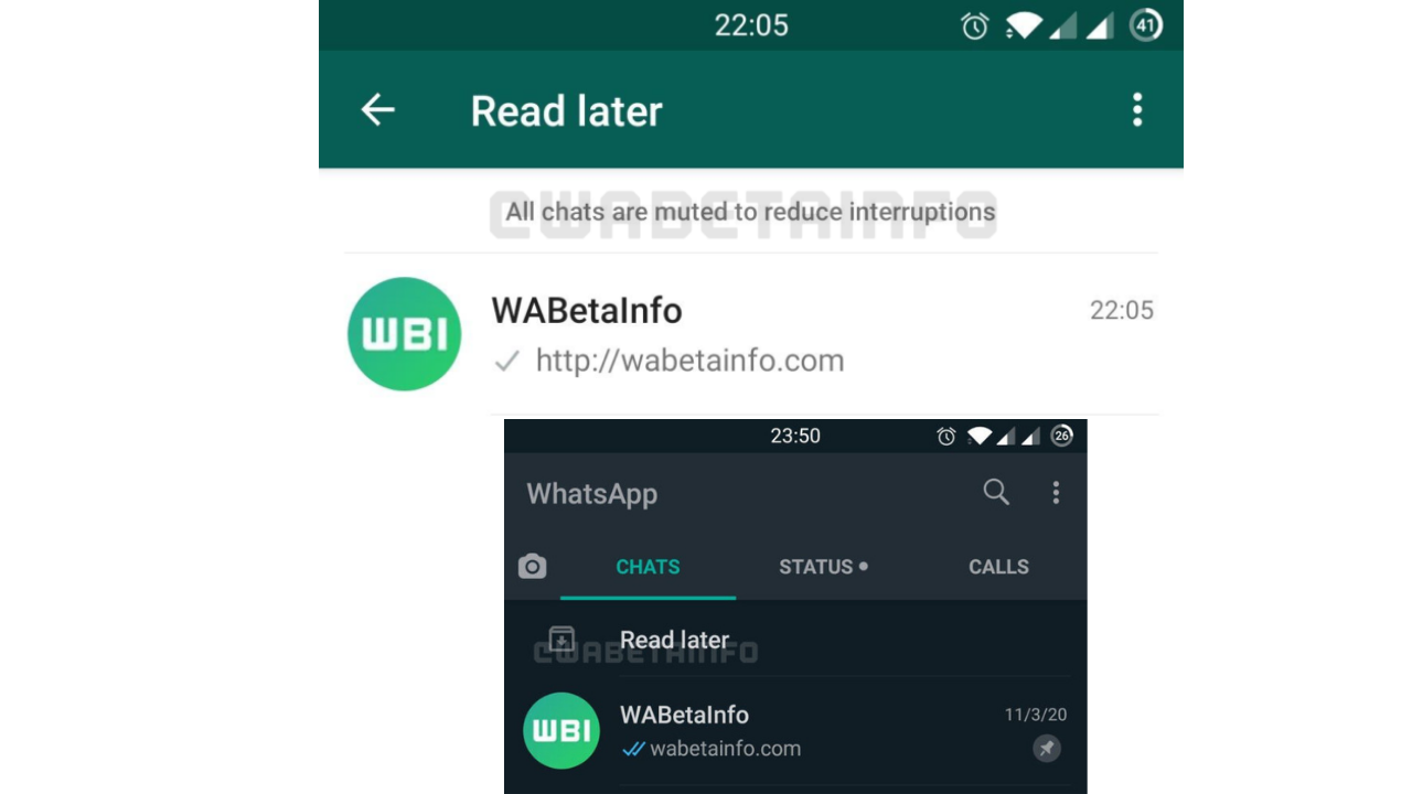 WhatsApp Archive beta
