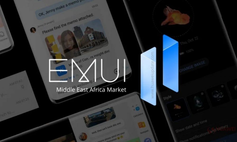 EMUI 11 update in the Middle East Africa Market