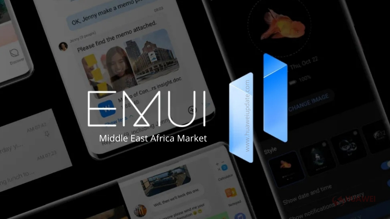 EMUI 11 update in the Middle East Africa Market